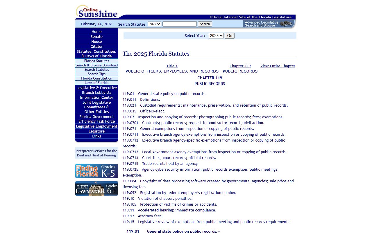 Florida Statutes Chapter 192 property assessment rules