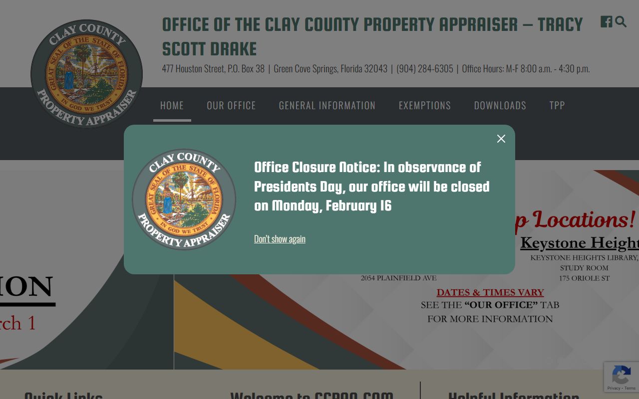 Clay County Property Appraiser Website - Clay County Property Tax Records